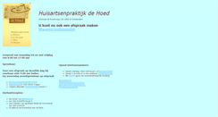 Desktop Screenshot of dehoed.nl