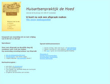 Tablet Screenshot of dehoed.nl